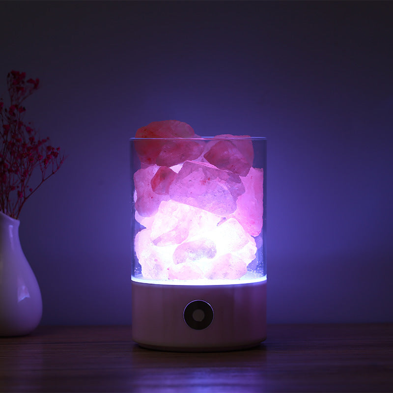 Mother’s Day gift, Crystal Light Himalayan Salt LED Lamp